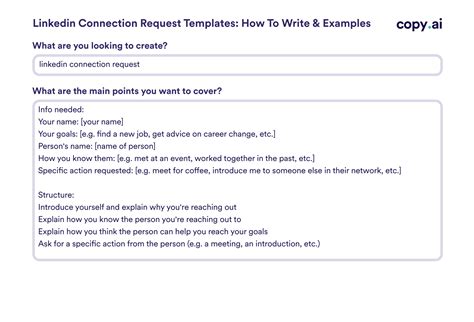 Linkedin Connection Request Templates
