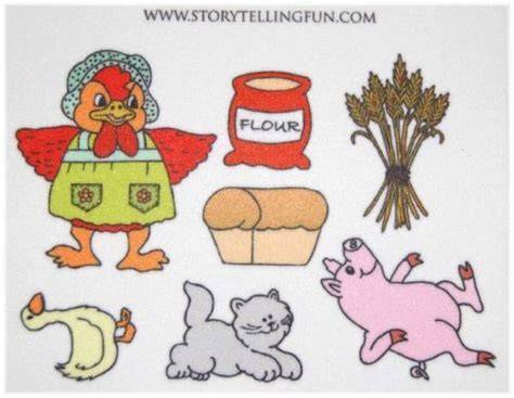 Little Red Hen Flannel Board Printables
