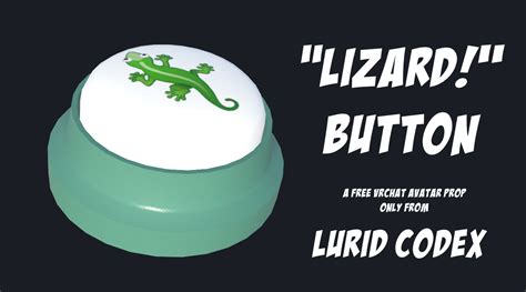 Lizard Button Template