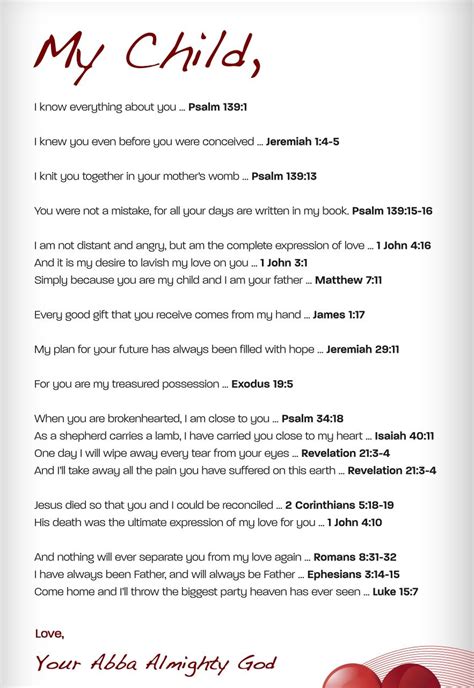 Love Letter From God Printable