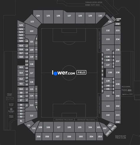 Lower.com Field Seating Chart
