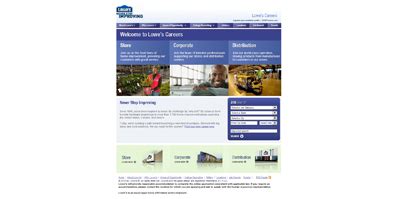 Lowes Career Website