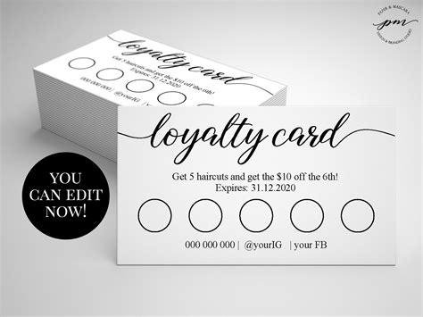 Loyalty Cards Template