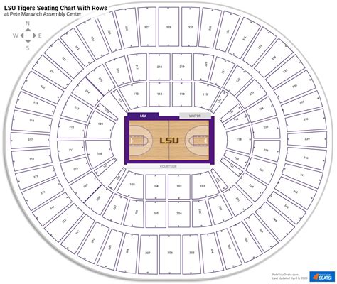 Lsu Pete Maravich Assembly Center Seating Chart