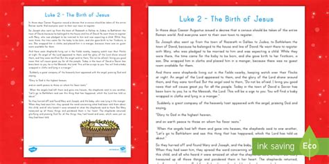 Luke 2 Printable