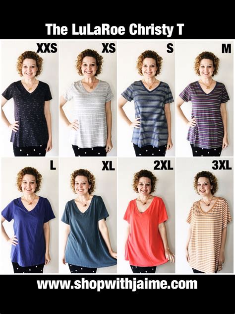 Lularoe Christy Size Chart
