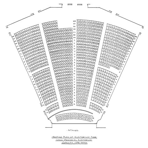 Lynn Auditorium Seating Chart