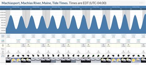 Machias Maine Tide Chart
