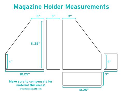Magazine Holder Template