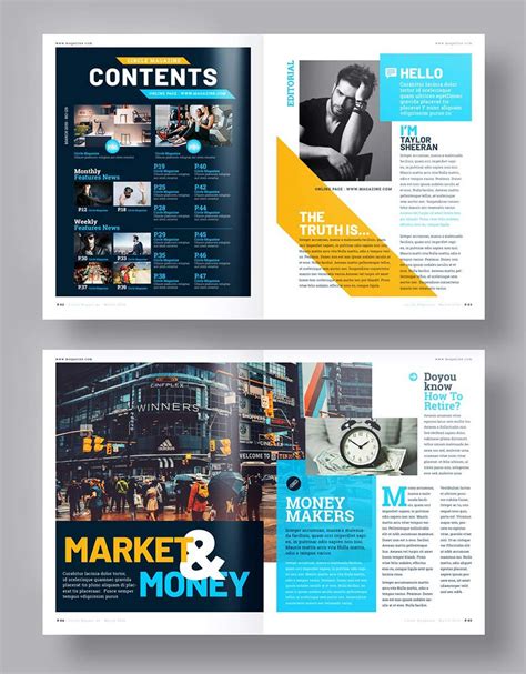 Magazine Page Layout Templates