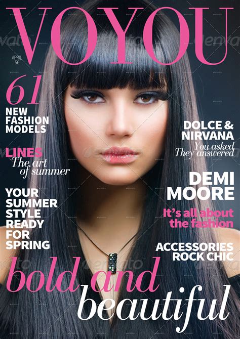 Magazine Template Cover