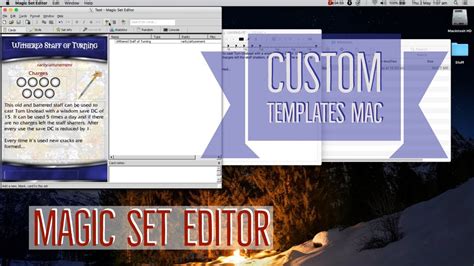 Magic Set Editor Templates