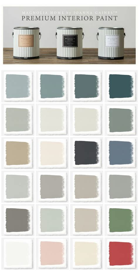 Magnolia Paint Color Chart