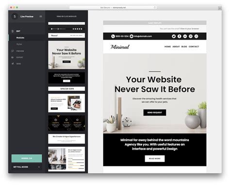 Mailchimp Website Templates