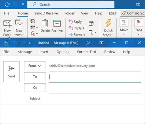 Make An Email Template In Outlook