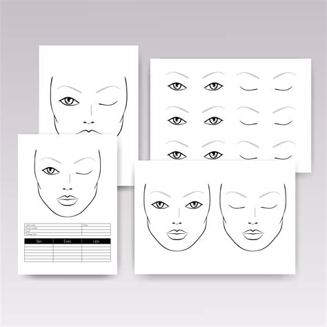 Make Up Template
