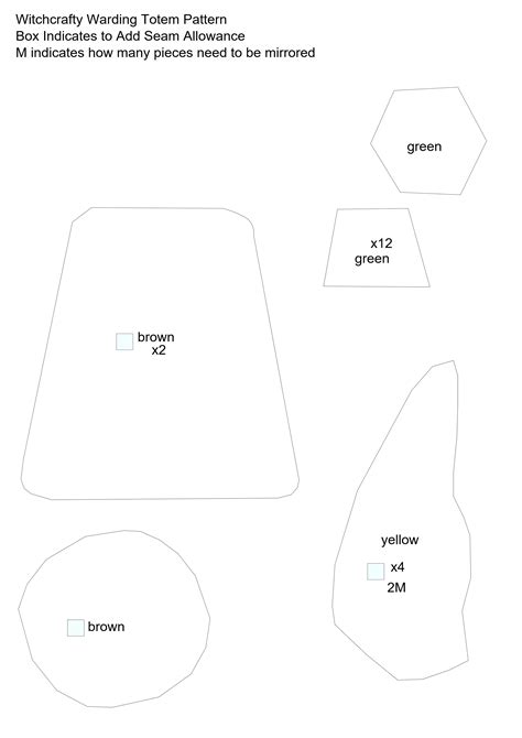 Makeship Plush Template