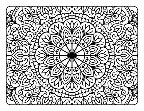 Mandala Coloring Pages Free Printable