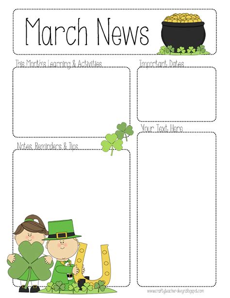 March Newsletter Template