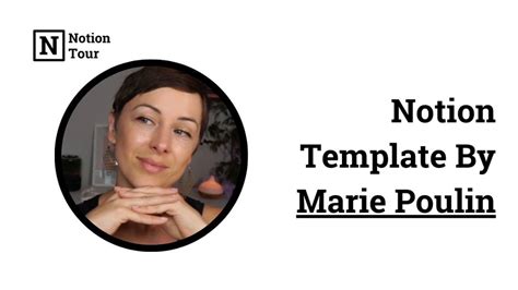 Marie Poulin Notion Templates