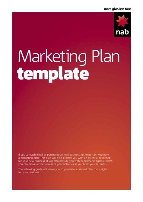 Marketing Plans Template