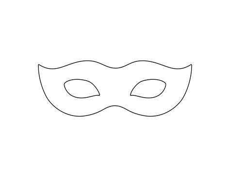 Masquerade Mask Template