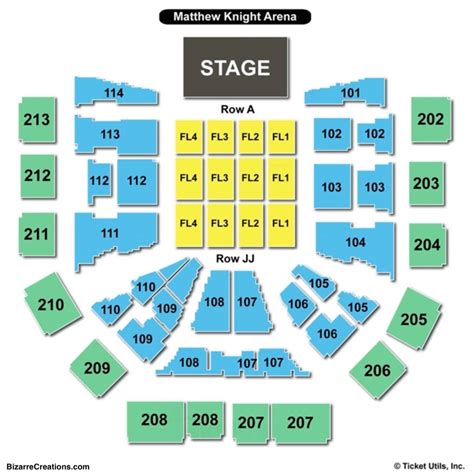 Matt Knight Seating Chart