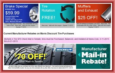 Mavis Discount Tire Coupons Printable