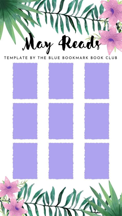 May Reads Template