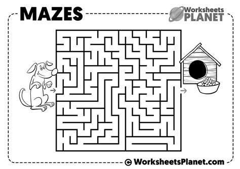 Maze Easy Printable