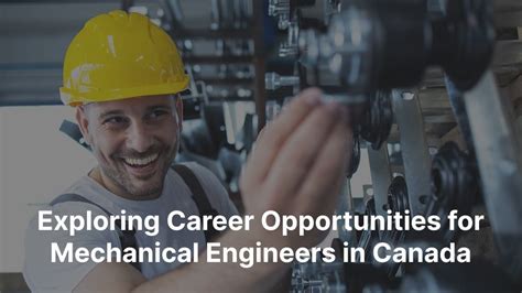 Mechanical Engineering Career Canada