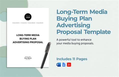 Media Buying Proposal Template