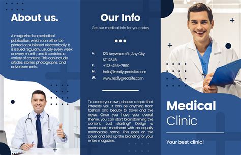 Medical Brochure Templates