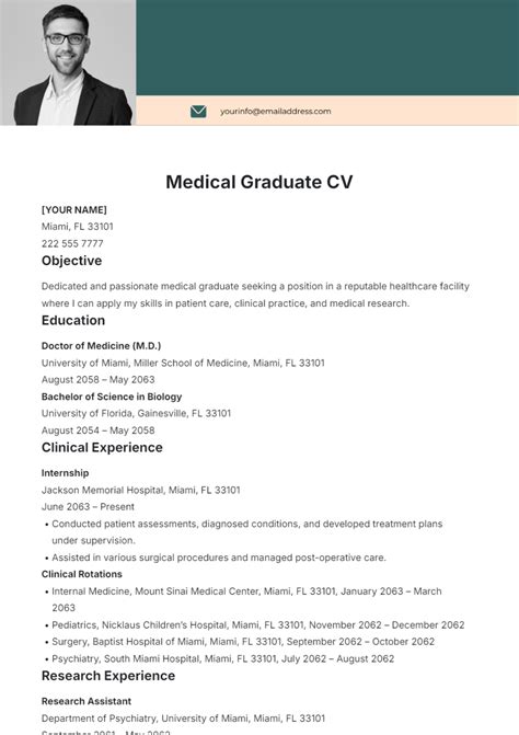 Medical Cv Template