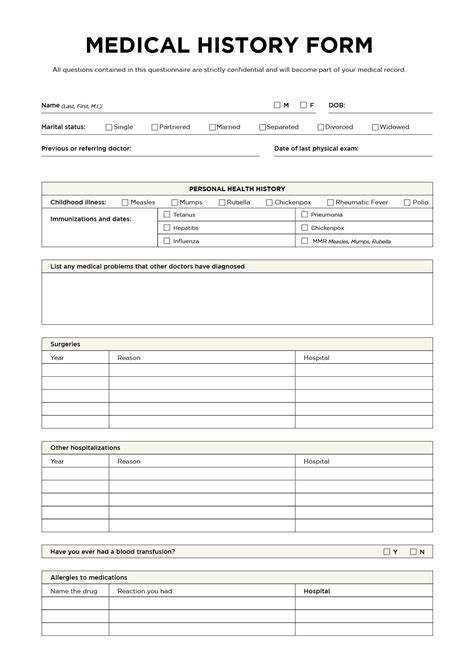 Medical Records Templates