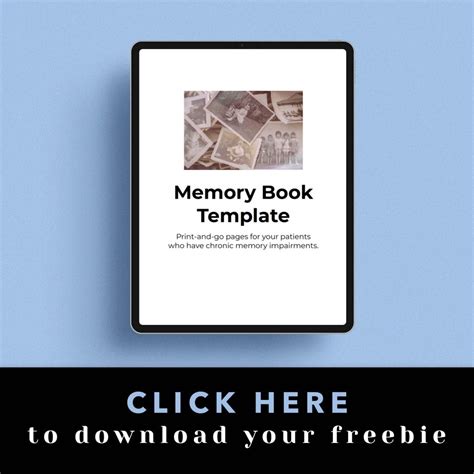 Memory Book Template For Dementia