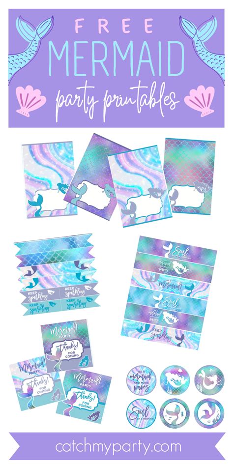 Mermaid Party Printables