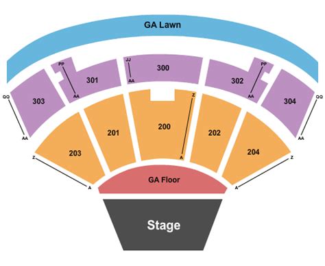 Merriweather Post Pavillion Seating Chart
