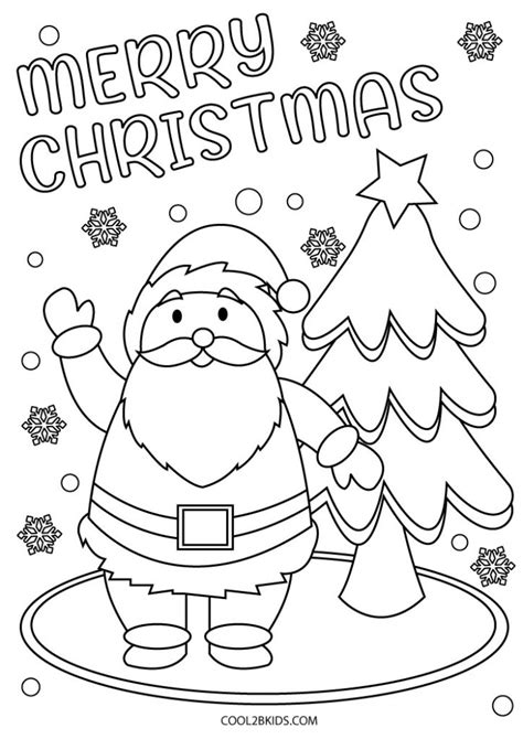 Merry Christmas Coloring Sheets Printable