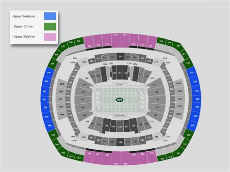 Metlife Seating Chart Jets