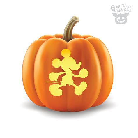 Mickey Mouse Pumpkin Carving Templates