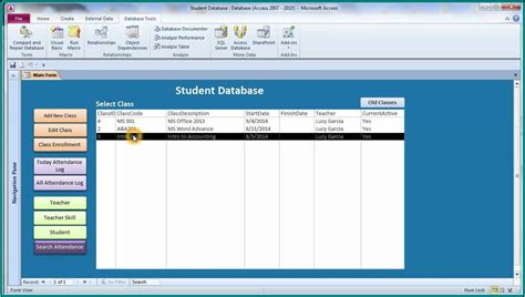 Microsoft Office Access Database Templates