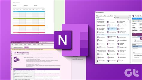 Microsoft Onenote Templates