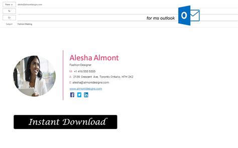 Microsoft Signature Templates
