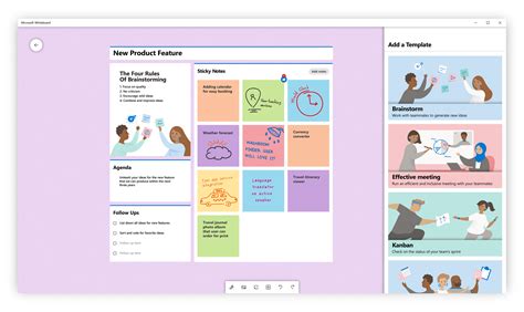 Microsoft Whiteboard Templates