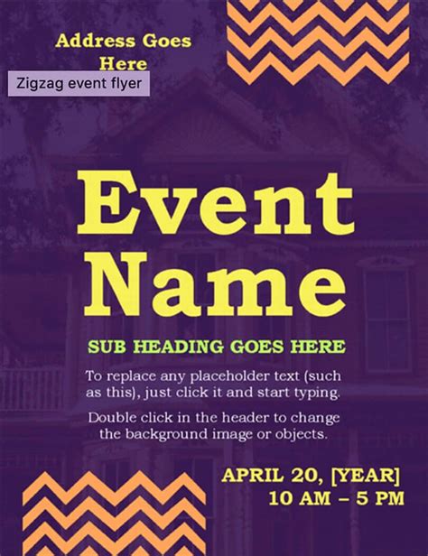 Microsoft Word Flyer Templates