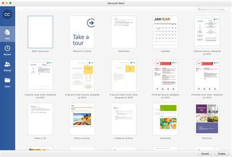 Microsoft Word Web Page Template
