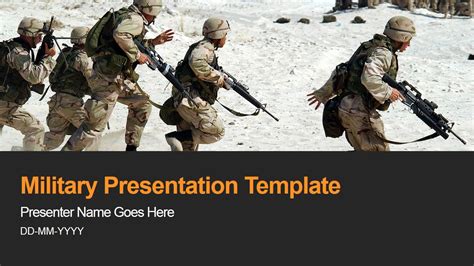 Military Powerpoint Presentation Templates