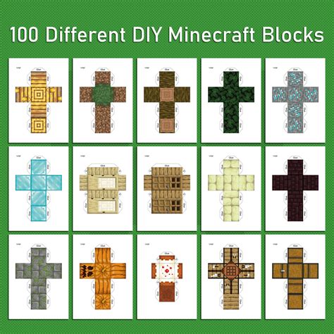 Minecraft Printables Papercraft