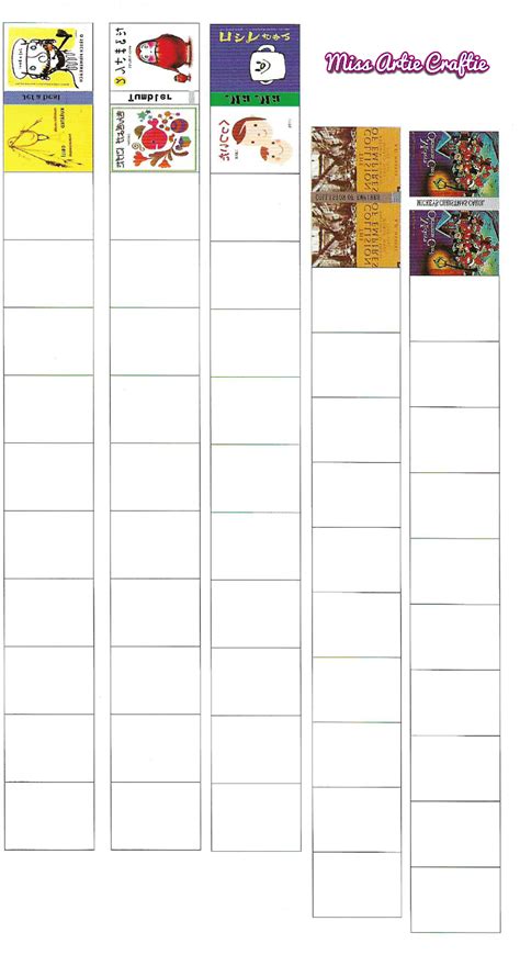 Miniature Book Template Free